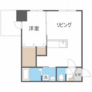 モルティーニ表参道【5階】の間取り