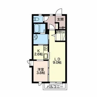 エアリーさくら【2階】の間取り