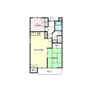 清水マンション【3階】の間取り