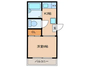 リバ-ハイムオガワ【3階】の間取り