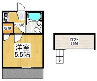 ライフピアピュウア【1階】の間取り