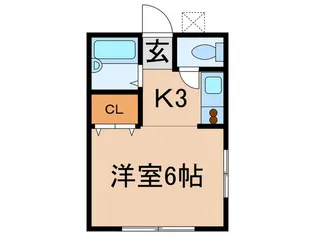 竹内ハイツ【1階】の間取り