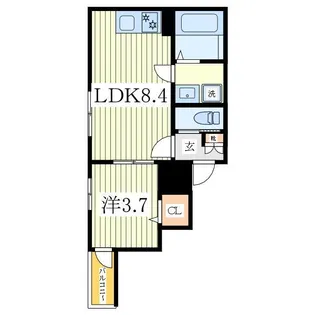 KASHIWA STREAM【3階】の間取り
