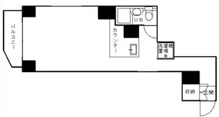 セントラル京橋【7階】の間取り