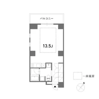 Quatre Saisons Miyagino II【9階】の間取り