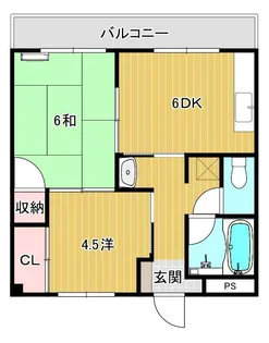 ブルーハイツ【2階】の間取り