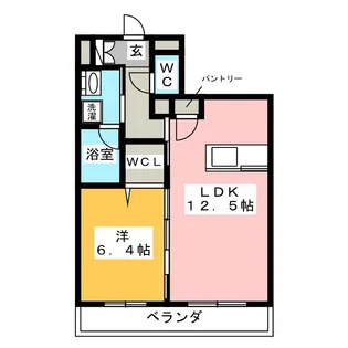 モルゲンレーテ【1階】の間取り