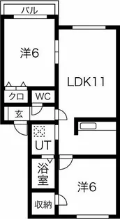 リッツハウス【2階】の間取り