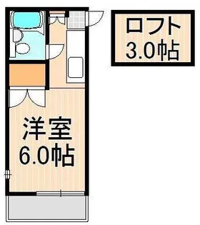 コーポ橋本【2階】の間取り
