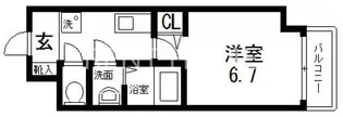 パーラム徳庵【7階】の間取り