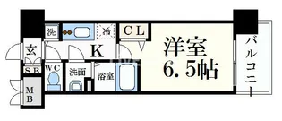 プレサンス名古屋STATIONサティナ【4階】の間取り