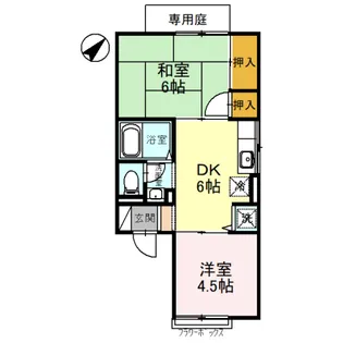 サンヴェール春日【1階】の間取り