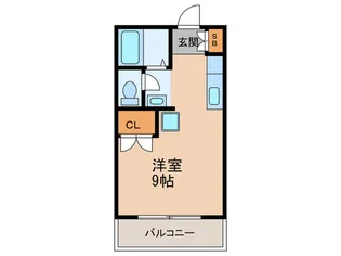 梅田スカイサイド【3階】の間取り