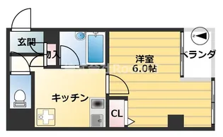 ヴィオラ鞍谷【4階】の間取り