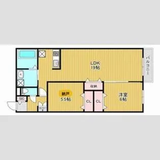 the residence 南平岸 (ザ・レジデンス南平岸)【2階】の間取り