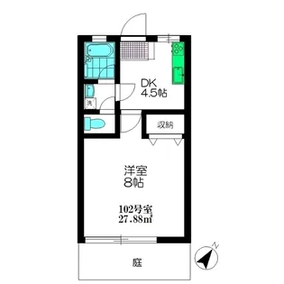 ハイムヒロ【1階】の間取り
