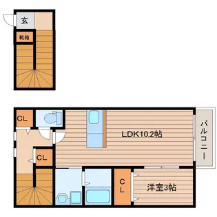 マノール【2階】の間取り