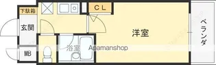 エスリード大阪城北【5階】の間取り