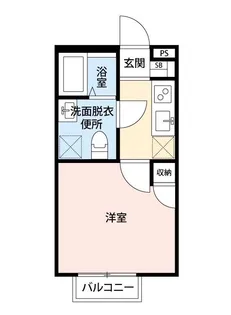 シャンティ八柱【1階】の間取り