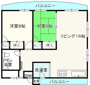 デイゴマンション【3階】の間取り
