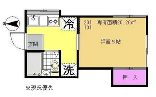 第二加藤ハイツ【1階】の間取り