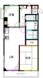 サムズコート【1階】の間取り