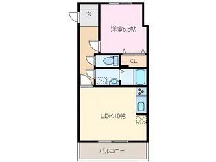 グランシャリオ(末広)【1階】の間取り
