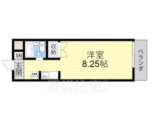 メゾン東大阪【4階】の間取り