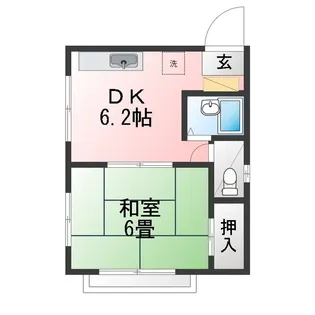 タカヨシコーポ【3階】の間取り