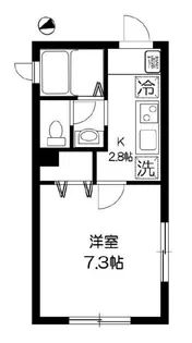 エミネンス千早【1階】の間取り