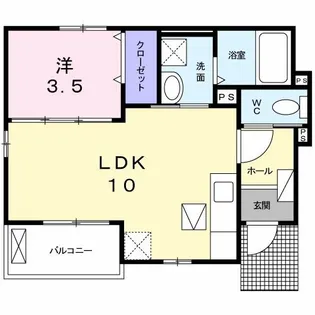 アルバーダ【1階】の間取り