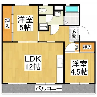 ヴィラナリー狭山10号棟【3階】の間取り