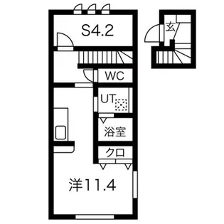 ラフィーネ ノワール【2階】の間取り