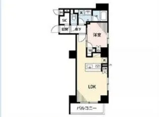 マイナビSTAY日本橋パークサイド(LUNIQ 日本橋)【2階】の間取り