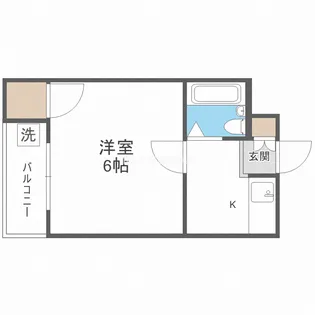 プラザアビコ【3階】の間取り