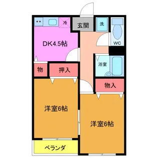 オリンファーム【2階】の間取り