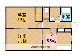 ヴィラ・デルソル【1階】の間取り