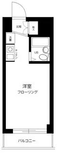 プライムステイ築地【4階】の間取り