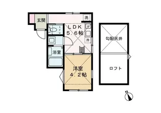 明和レジデンス【1階】の間取り