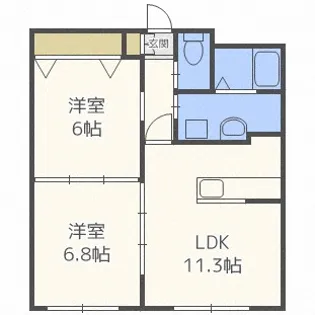 White Mothers【3階】の間取り