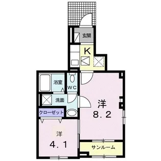 フォルトーナ S【1階】の間取り