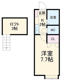 シェリールミニ B棟【2階】の間取り