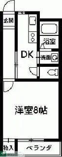 メゾンTBIIリバーサイド【1階】の間取り