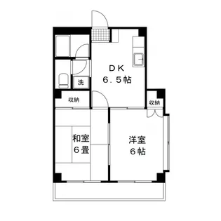 サンパールハイツ【3階】の間取り
