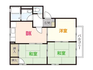 フレグランスおかもと【2階】の間取り