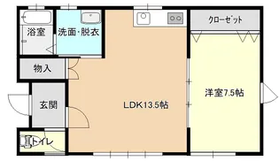 グランドール・ナガサカ【1階】の間取り