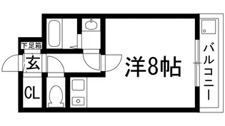 カーサ浅尾【2階】の間取り