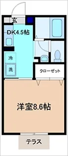 サニーハイツ【1階】の間取り