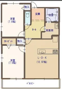 エポカ春江【5階】の間取り