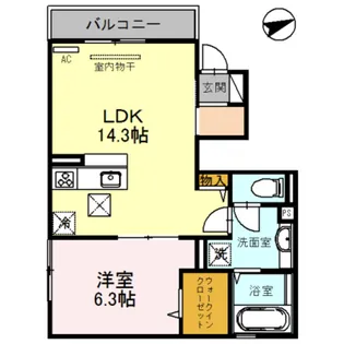 Petit Logement【1階】の間取り
